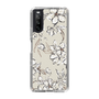 Slim Protection Case［ MERCURYDUO - BotanicalFlower - Beige ］