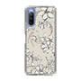 Slim Protection Case［ MERCURYDUO - BotanicalFlower - Beige ］