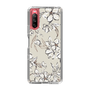 Slim Protection Case［ MERCURYDUO - BotanicalFlower - Beige ］