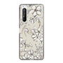 Slim Protection Case［ MERCURYDUO - BotanicalFlower - Beige ］