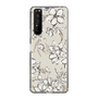 Slim Protection Case［ MERCURYDUO - BotanicalFlower - Beige ］
