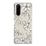 Slim Protection Case［ MERCURYDUO - BotanicalFlower - Beige ］