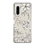 Slim Protection Case［ MERCURYDUO - BotanicalFlower - Beige ］