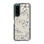 Slim Protection Case［ MERCURYDUO - BotanicalFlower - Beige ］