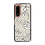 Slim Protection Case［ MERCURYDUO - BotanicalFlower - Beige ］