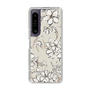 Slim Protection Case［ MERCURYDUO - BotanicalFlower - Beige ］