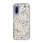 Slim Protection Case［ MERCURYDUO - BotanicalFlower - Beige ］