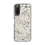 Slim Protection Case［ MERCURYDUO - BotanicalFlower - Beige ］