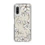 Slim Protection Case［ MERCURYDUO - BotanicalFlower - Beige ］