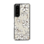 Slim Protection Case［ MERCURYDUO - BotanicalFlower - Beige ］