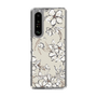 Slim Protection Case［ MERCURYDUO - BotanicalFlower - Beige ］