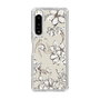 Slim Protection Case［ MERCURYDUO - BotanicalFlower - Beige ］