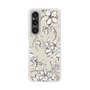 Slim Protection Case［ MERCURYDUO - BotanicalFlower - Beige ］