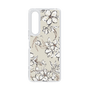 Slim Protection Case［ MERCURYDUO - BotanicalFlower - Beige ］