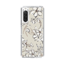 Slim Protection Case［ MERCURYDUO - BotanicalFlower - Beige ］