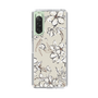Slim Protection Case［ MERCURYDUO - BotanicalFlower - Beige ］
