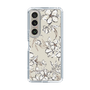 Slim Protection Case［ MERCURYDUO - BotanicalFlower - Beige ］