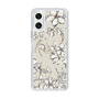 Slim Protection Case［ MERCURYDUO - BotanicalFlower - Beige ］