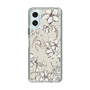 Slim Protection Case［ MERCURYDUO - BotanicalFlower - Beige ］