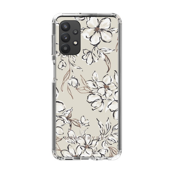 Slim Protection Case［ MERCURYDUO - BotanicalFlower - Beige ］