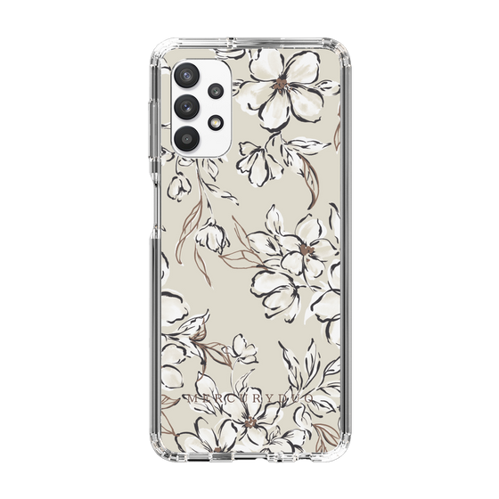 Slim Protection Case［ MERCURYDUO - BotanicalFlower - Beige ］