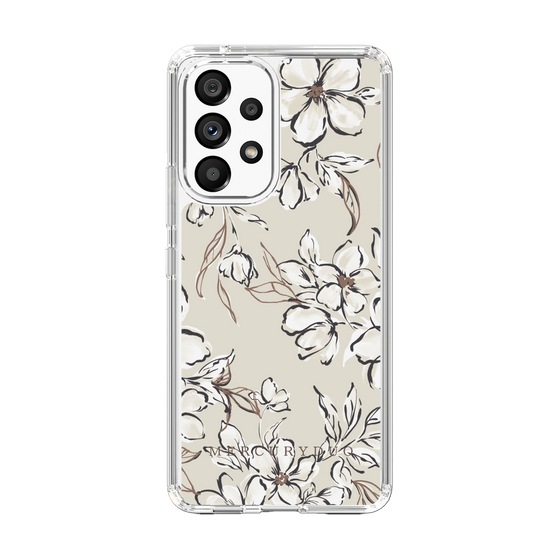 Slim Protection Case［ MERCURYDUO - BotanicalFlower - Beige ］