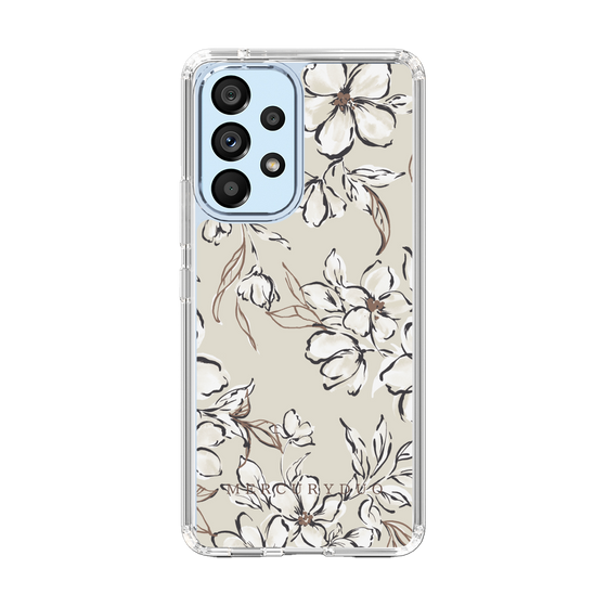 Slim Protection Case［ MERCURYDUO - BotanicalFlower - Beige ］