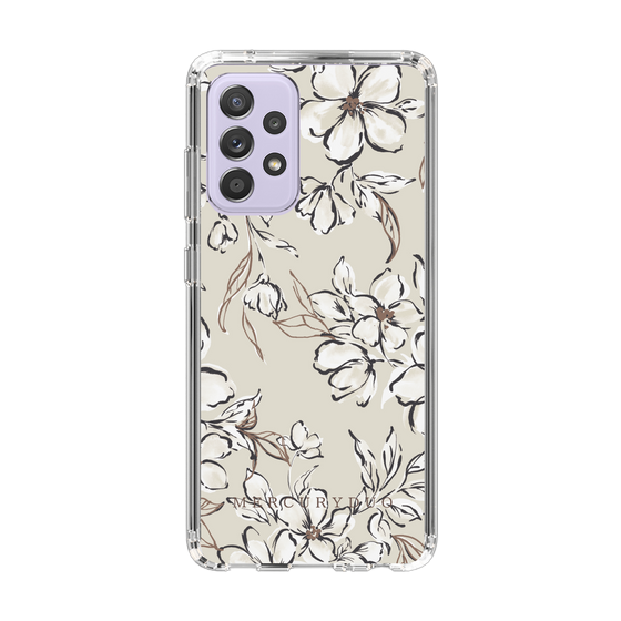 Slim Protection Case［ MERCURYDUO - BotanicalFlower - Beige ］