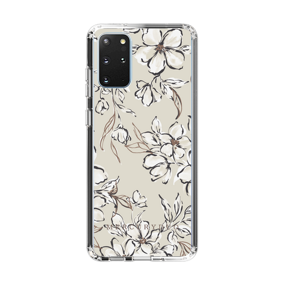 Slim Protection Case［ MERCURYDUO - BotanicalFlower - Beige ］
