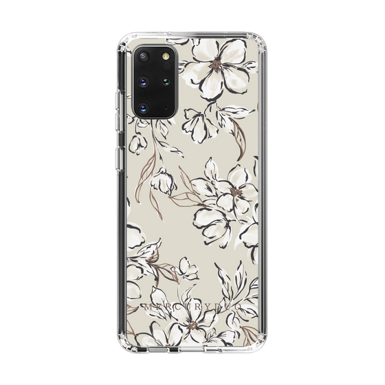 Slim Protection Case［ MERCURYDUO - BotanicalFlower - Beige ］