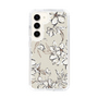 Slim Protection Case［ MERCURYDUO - BotanicalFlower - Beige ］