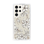 Slim Protection Case［ MERCURYDUO - BotanicalFlower - Beige ］