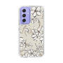 Slim Protection Case［ MERCURYDUO - BotanicalFlower - Beige ］