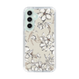 Slim Protection Case［ MERCURYDUO - BotanicalFlower - Beige ］