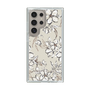 Slim Protection Case［ MERCURYDUO - BotanicalFlower - Beige ］