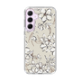 Slim Protection Case［ MERCURYDUO - BotanicalFlower - Beige ］