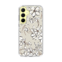 Slim Protection Case［ MERCURYDUO - BotanicalFlower - Beige ］