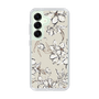 Slim Protection Case［ MERCURYDUO - BotanicalFlower - Beige ］