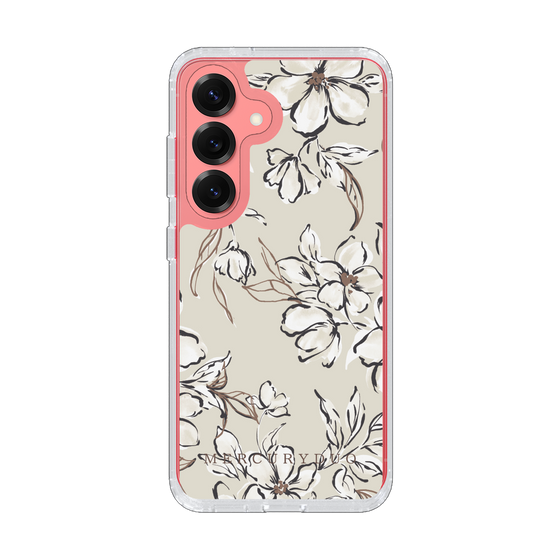 Slim Protection Case［ MERCURYDUO - BotanicalFlower - Beige ］