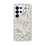 Slim Protection Case［ MERCURYDUO - BotanicalFlower - Beige ］