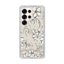 Slim Protection Case［ MERCURYDUO - BotanicalFlower - Beige ］