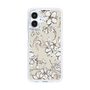 Slim Protection Case［ MERCURYDUO - BotanicalFlower - Beige ］