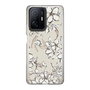 Slim Protection Case［ MERCURYDUO - BotanicalFlower - Beige ］