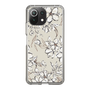 Slim Protection Case［ MERCURYDUO - BotanicalFlower - Beige ］