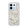 Slim Protection Case［ MERCURYDUO - BotanicalFlower - Beige ］