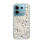 Slim Protection Case［ MERCURYDUO - BotanicalFlower - Beige ］