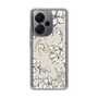 Slim Protection Case［ MERCURYDUO - BotanicalFlower - Beige ］