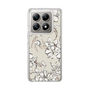 Slim Protection Case［ MERCURYDUO - BotanicalFlower - Beige ］