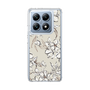Slim Protection Case［ MERCURYDUO - BotanicalFlower - Beige ］
