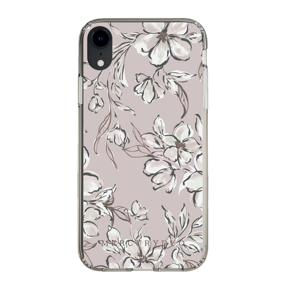 Slim Protection Case［ MERCURYDUO - BotanicalFlower - lilac ］
